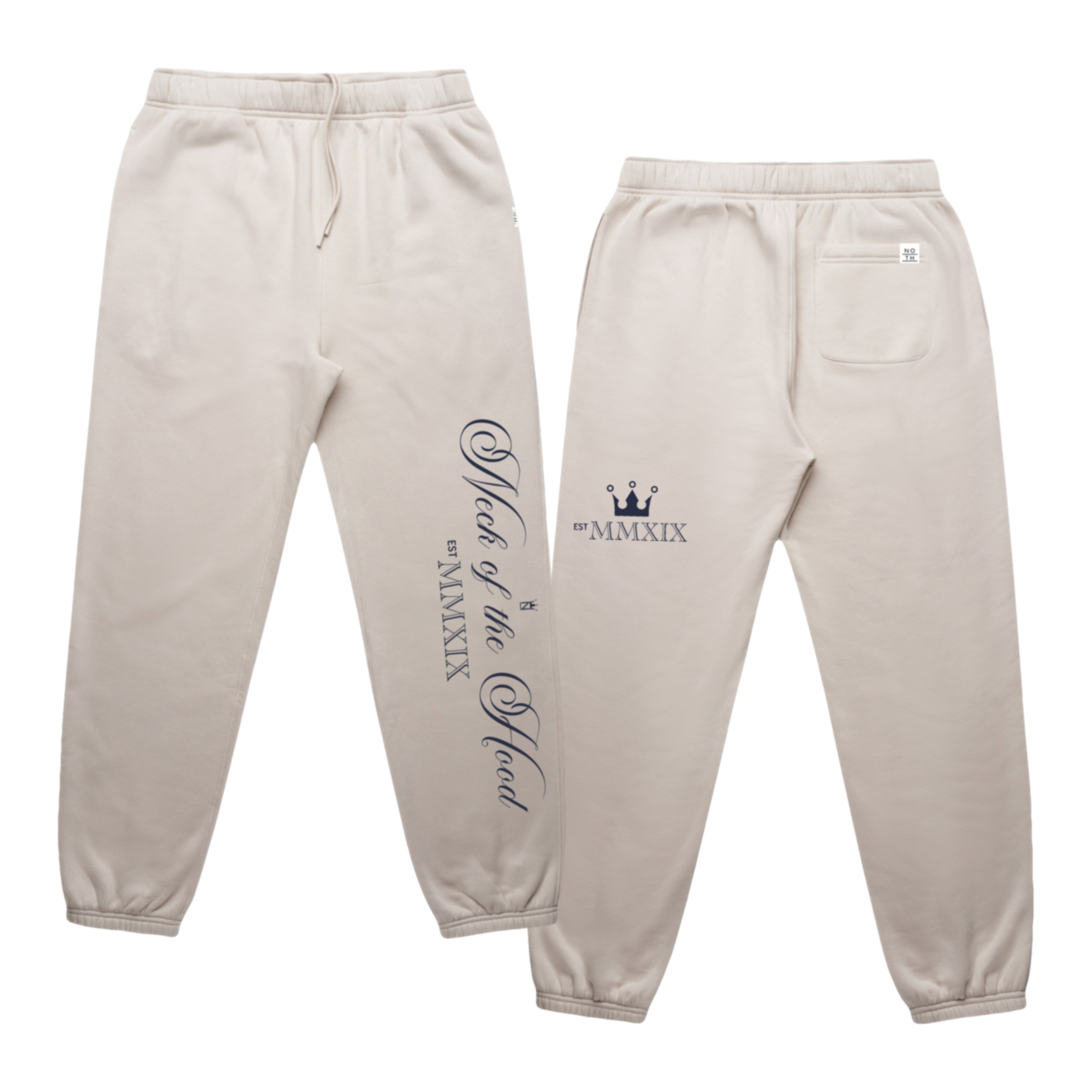NOTH Scripted Est MMXIX Sweatpants – Neck of the Hood