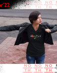 NOTH Hustle Rose V-neck Womens Tee