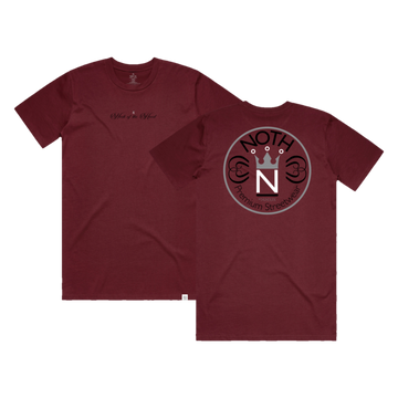 NOTH Circle the Block Classic Tee Burgundy