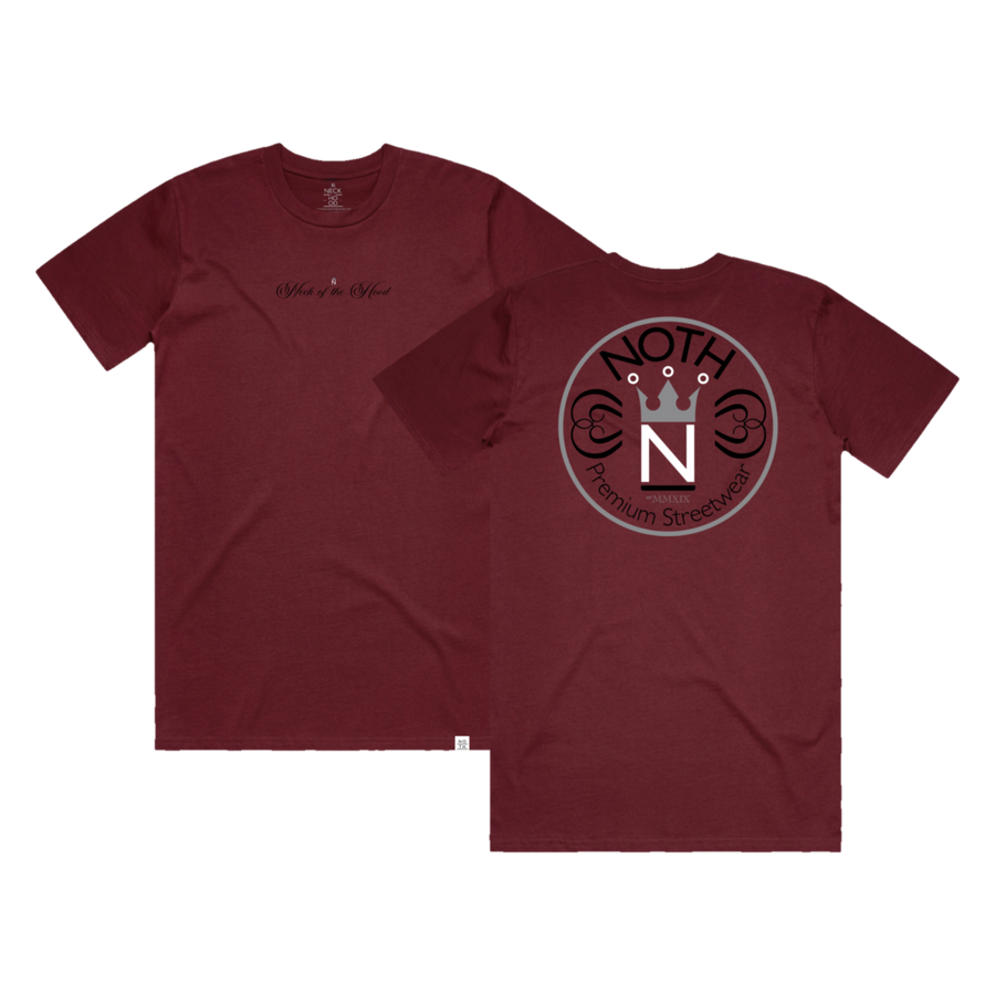 NOTH Circle the Block Classic Tee Burgundy