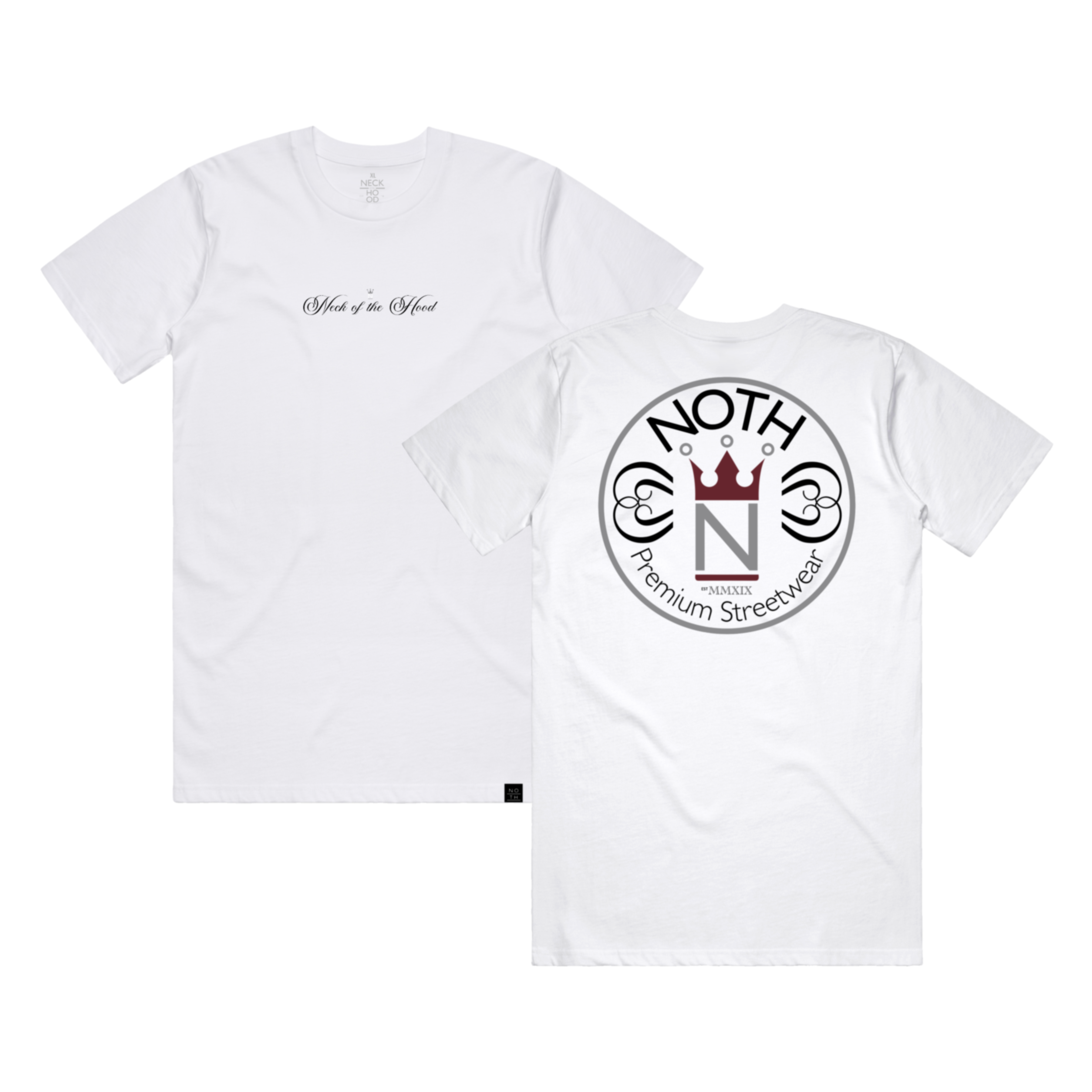 NOTH Circle the Block Tee White