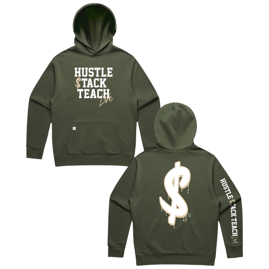 NOTH H.S.T.L. Heavyweight Hoodie Army