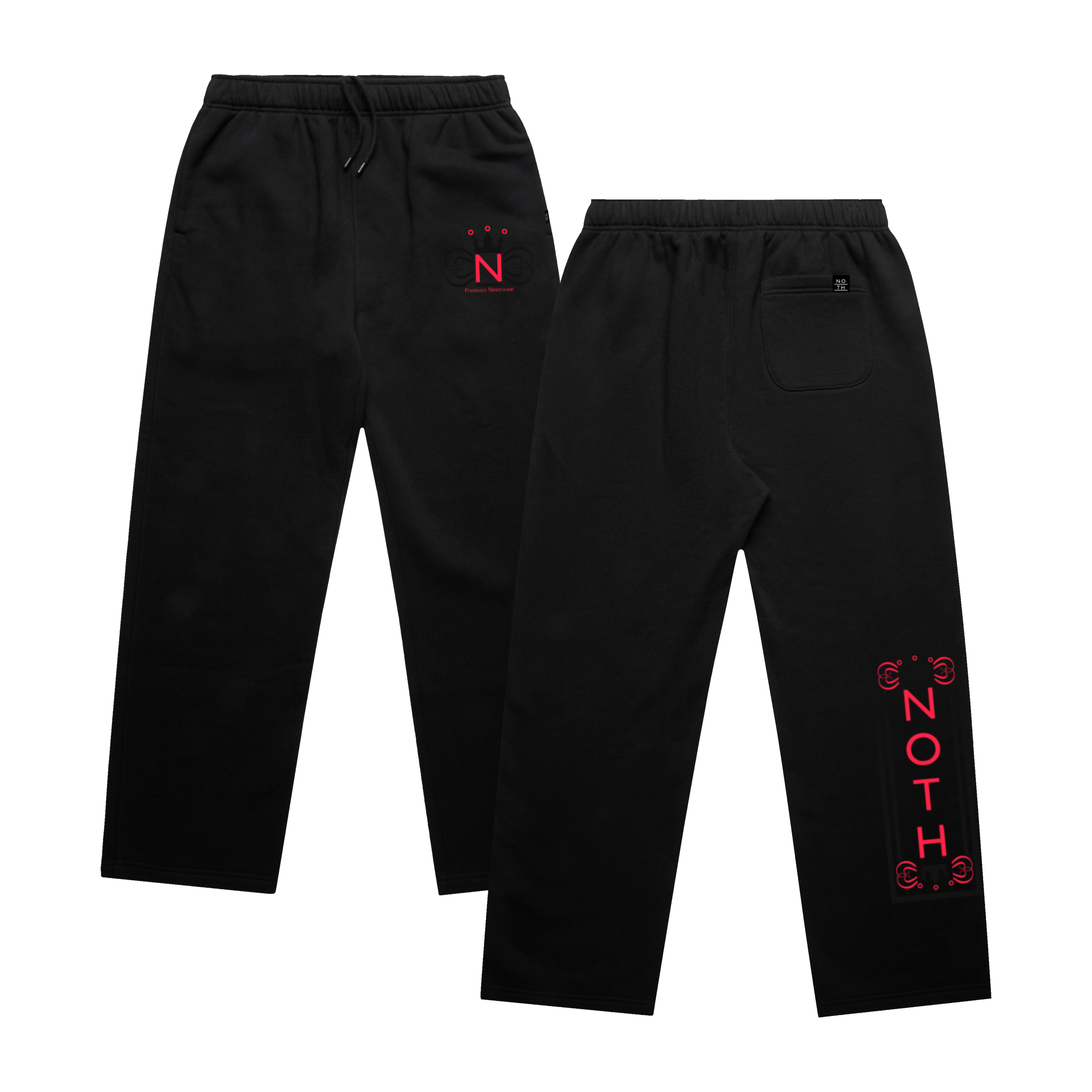 NOTH Stacked and Established Relaxed Cuffless Trackpants