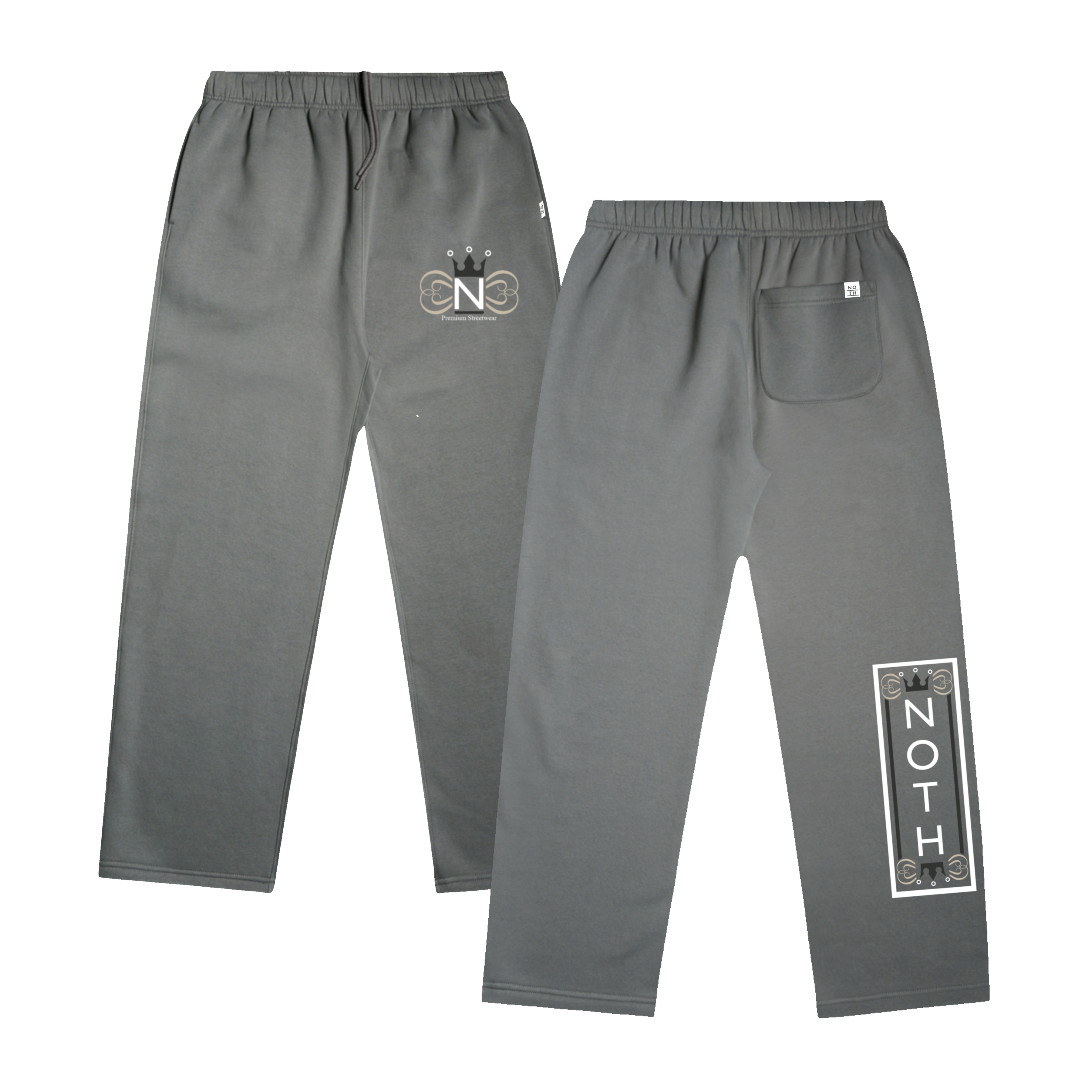 NOTH Stacked and Established Relaxed Cuffless Trackpants