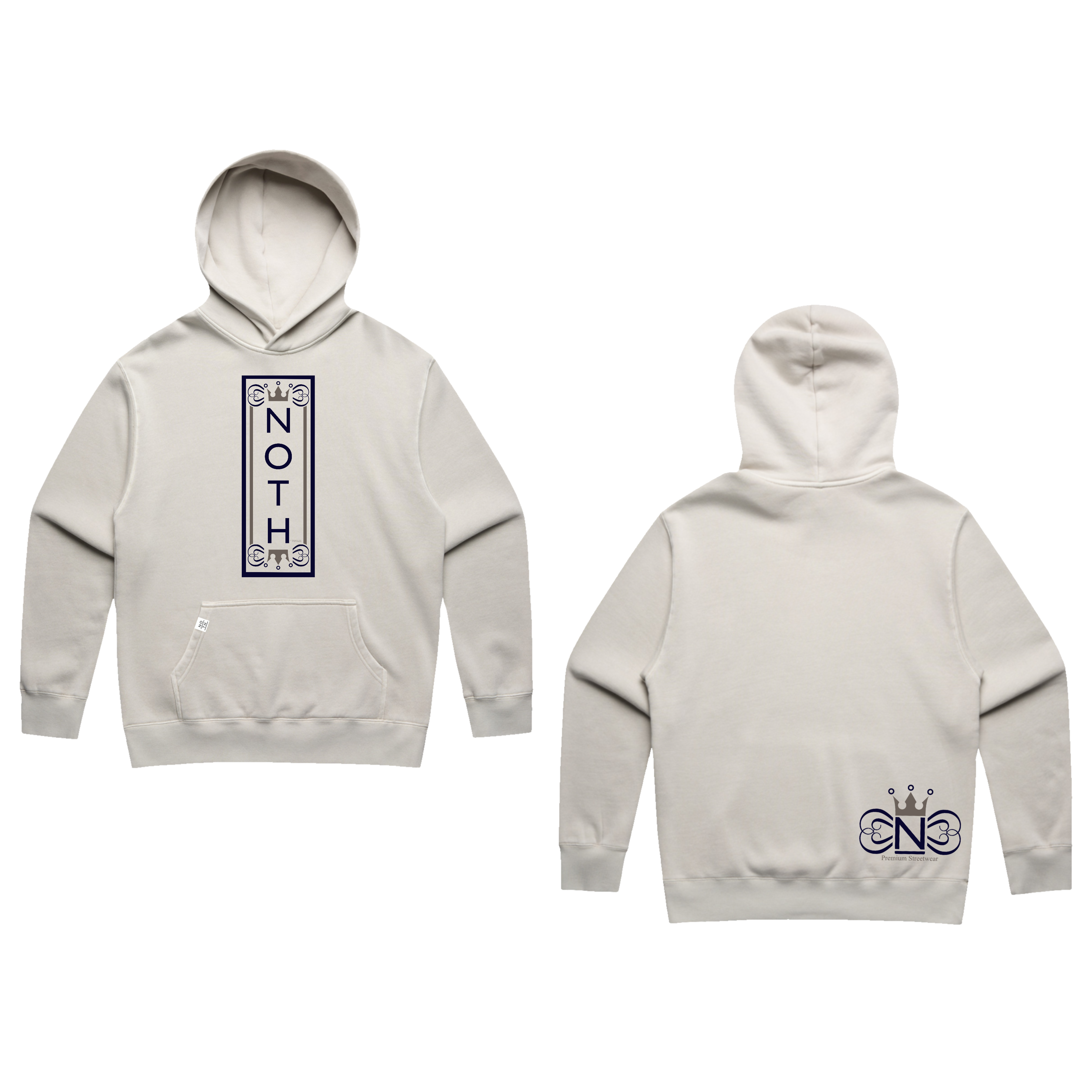 NOTH Stacked and Established Faded Hoodie