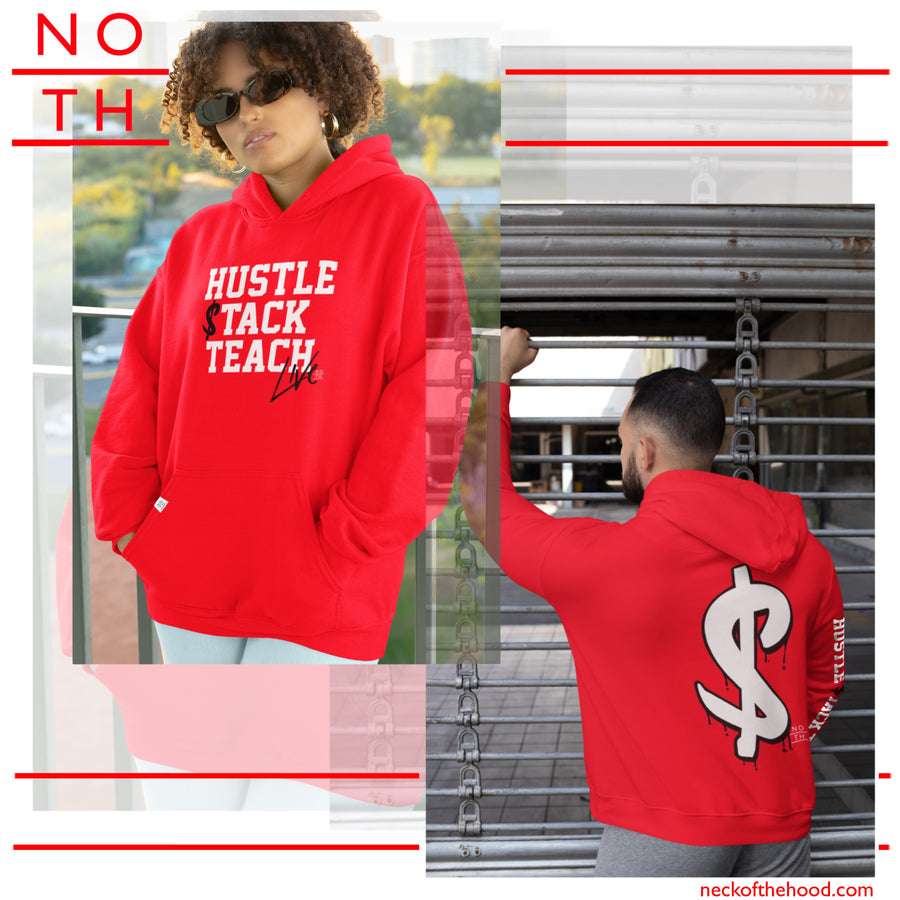 NOTH H.S.T.L. Heavyweight Hoodie Red